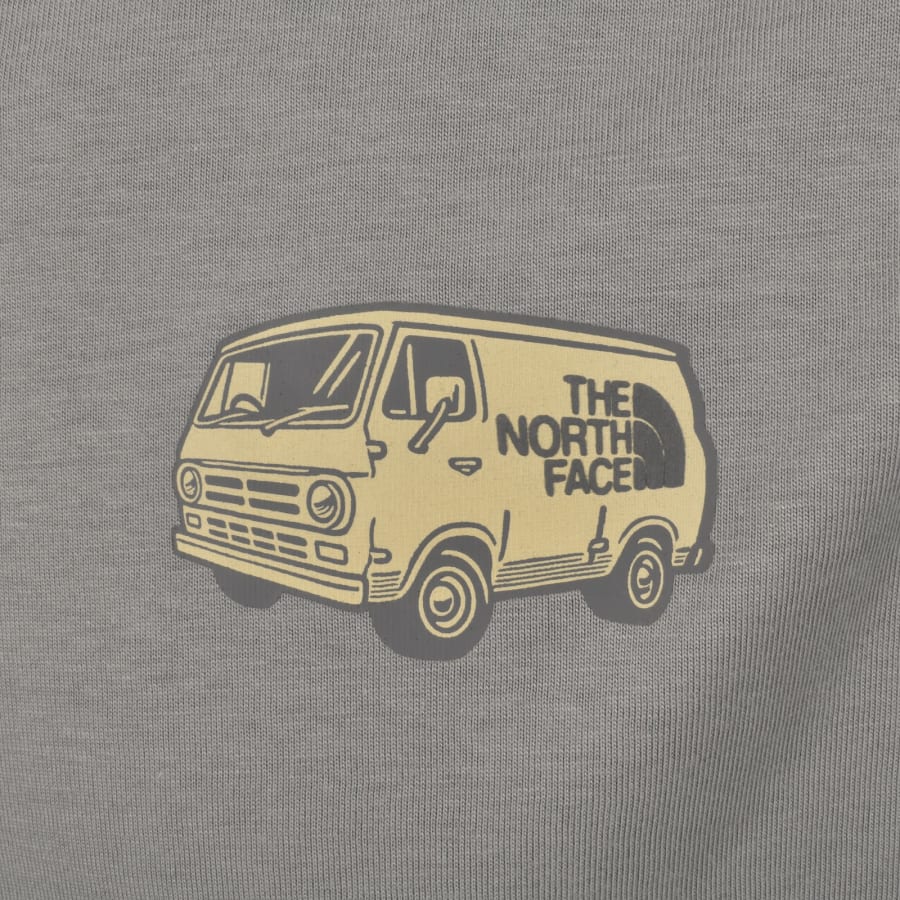 Image number 4 for The North Face Van Life T Shirt Grey