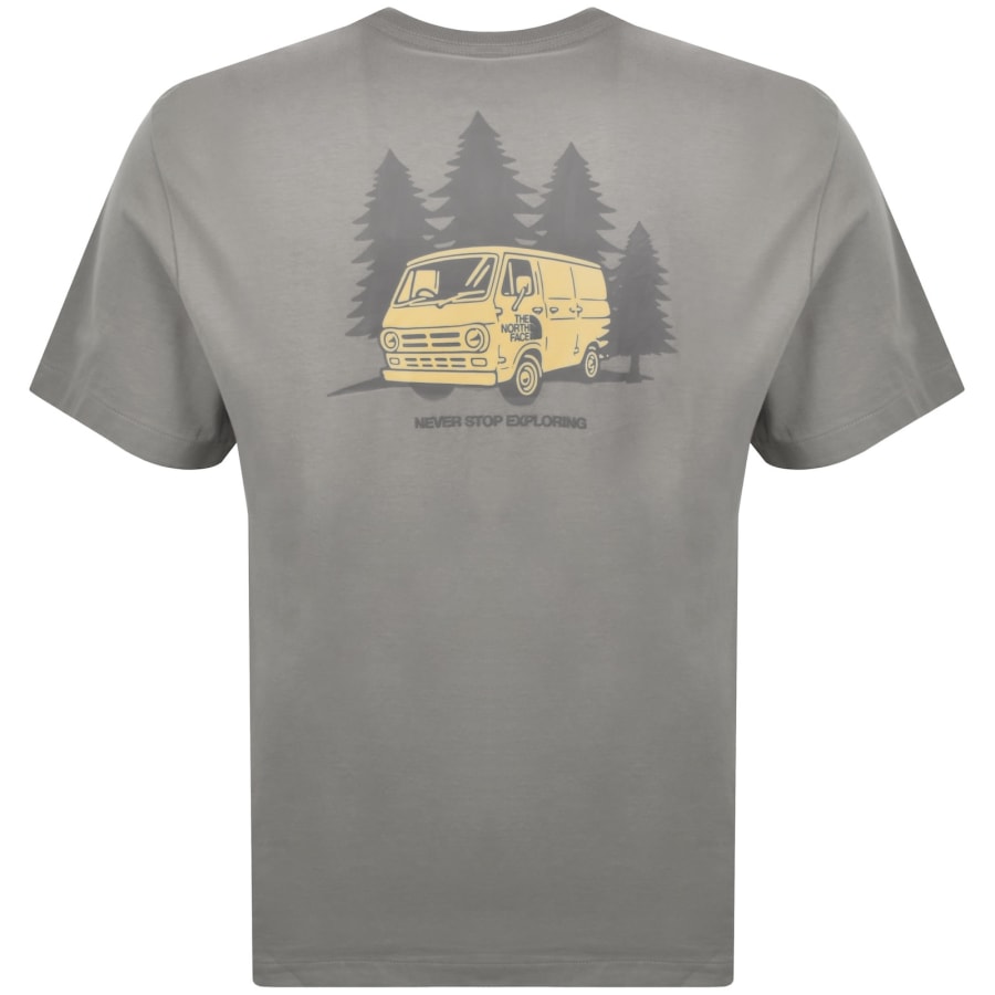 Image number 5 for The North Face Van Life T Shirt Grey