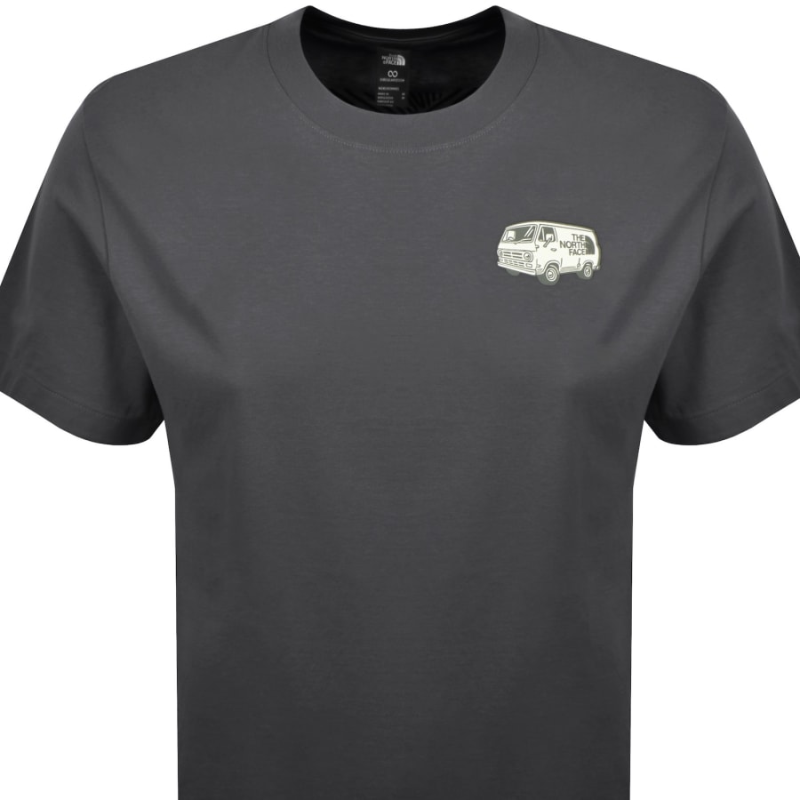 Image number 3 for The North Face Van Life T Shirt Grey