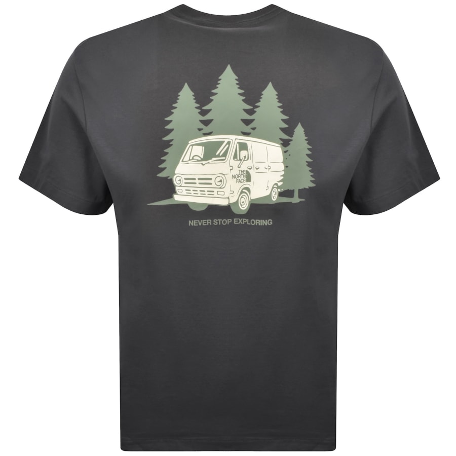 Image number 5 for The North Face Van Life T Shirt Grey