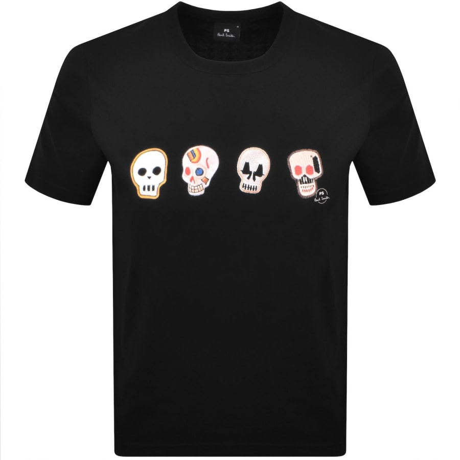 Image number 1 for Paul Smith Skull T Shirt Black