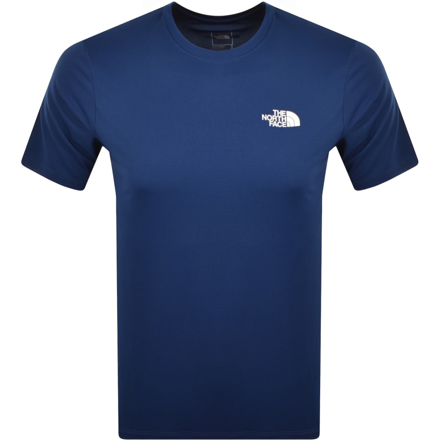Image number 2 for The North Face 24/7 Box T Shirt Blue