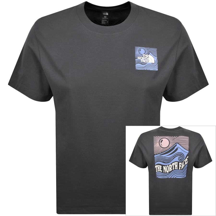Image number 1 for The North Face Mountain Escape T Shirt Grey
