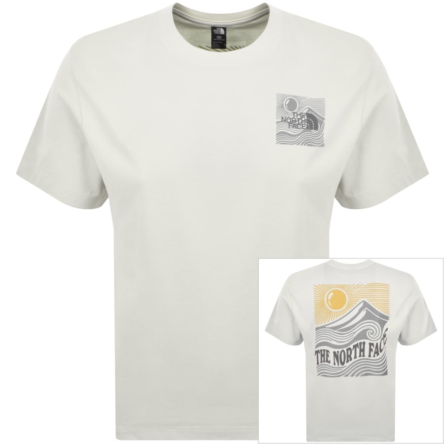 Image number 1 for The North Face Mountain Escape T Shirt Off White