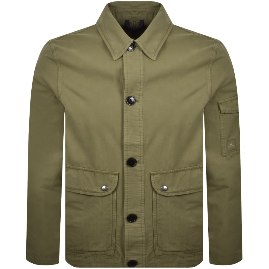 Image number 2 for Paul Smith Overshirt Green