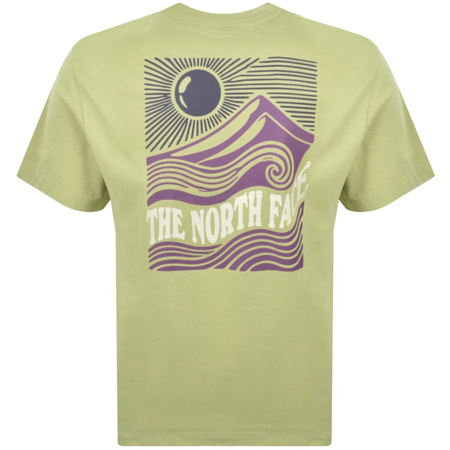 Image number 5 for The North Face Mountain Escape T Shirt Green