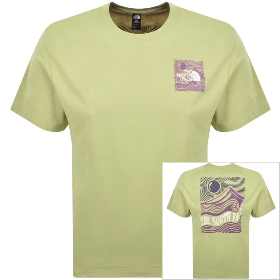 Image number 1 for The North Face Mountain Escape T Shirt Green