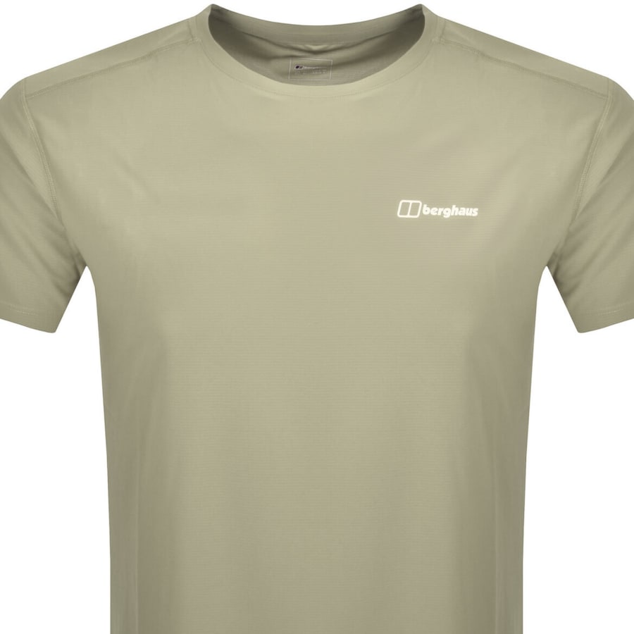 Image number 2 for Berghaus Tech Base T Shirt Light Green