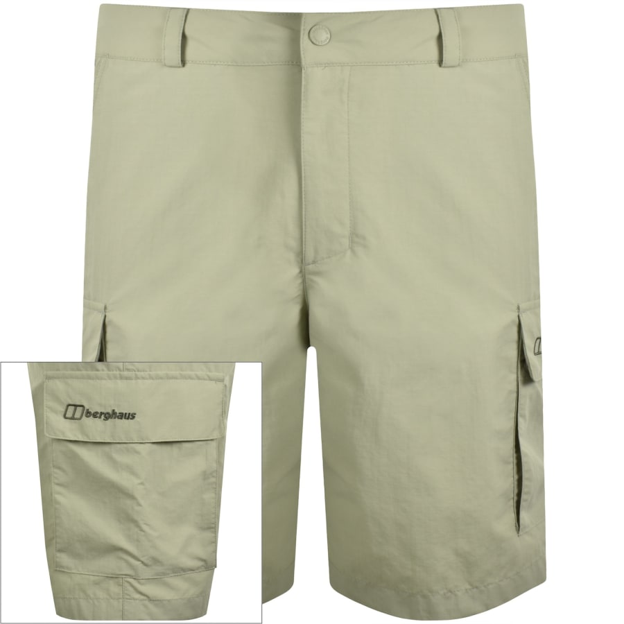 Image number 1 for Berghaus Holmside Shorts Light Green