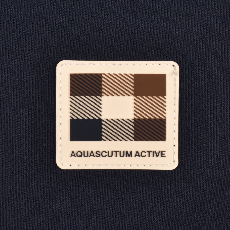 Image number 3 for Aquascutum Lamina Full Zip Sweatshirt Navy