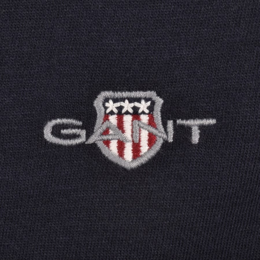 Image number 3 for Gant Multistripe T Shirt Evening Blue