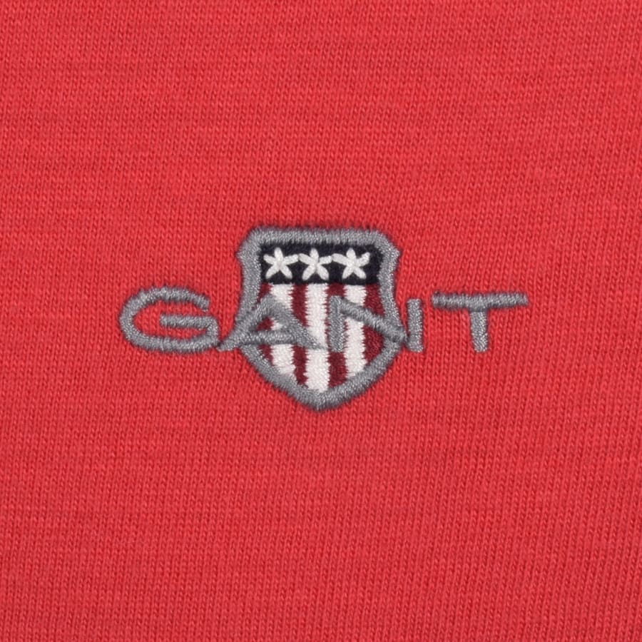 Image number 3 for Gant Multistripe T Shirt Rose Red