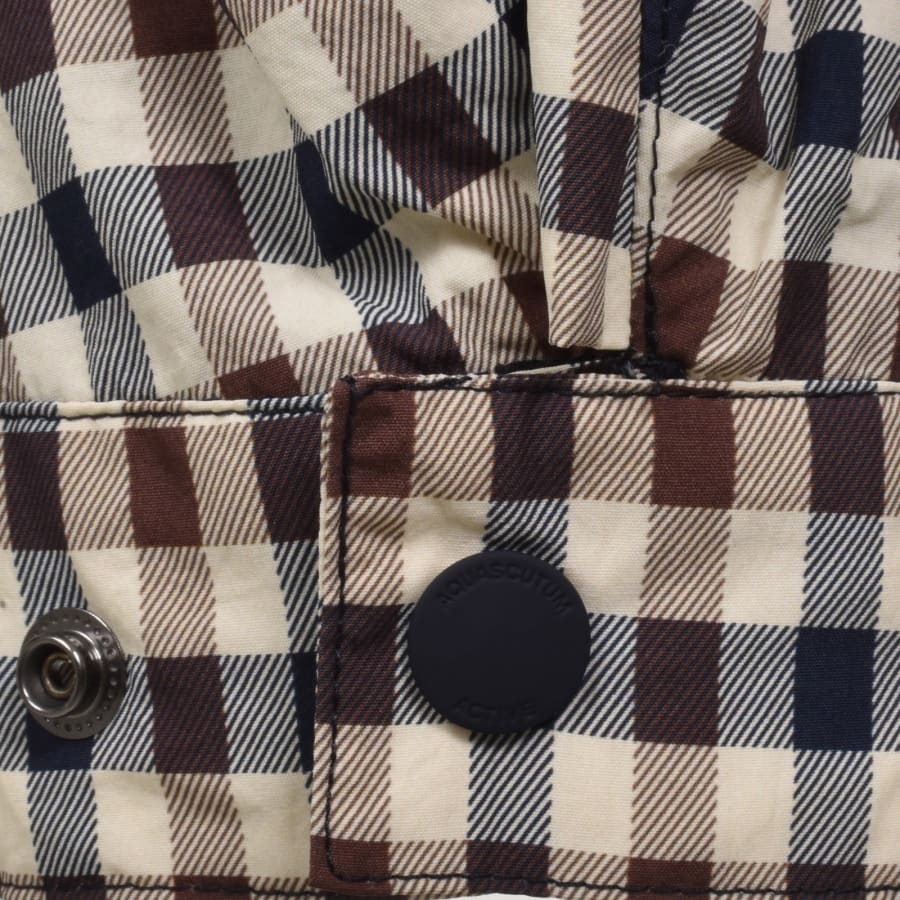 Image number 5 for Aquascutum Lamina Hooded Jacket Navy