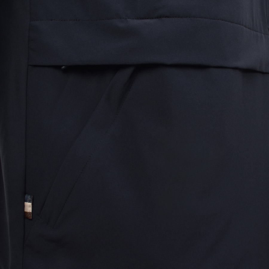 Image number 4 for Aquascutum Shell Hooded Jacket Navy