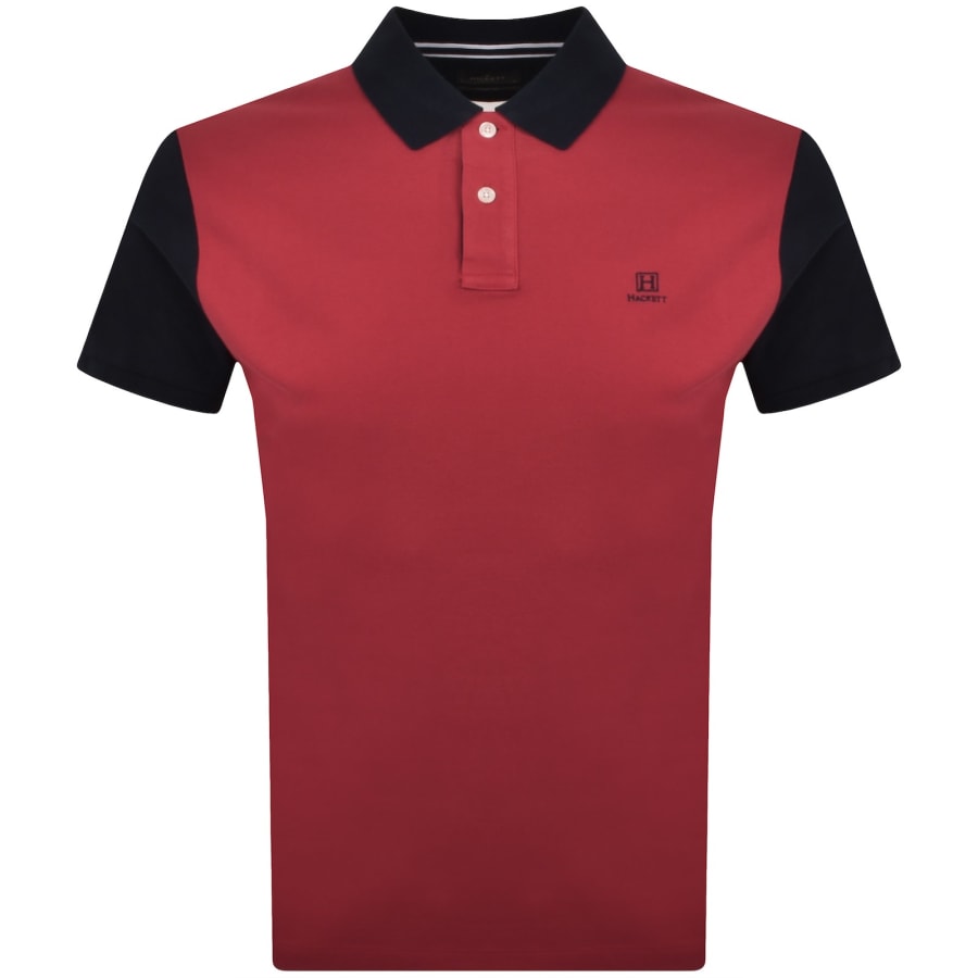 Image number 2 for Hackett Heritage Multi Polo T Shirt Red