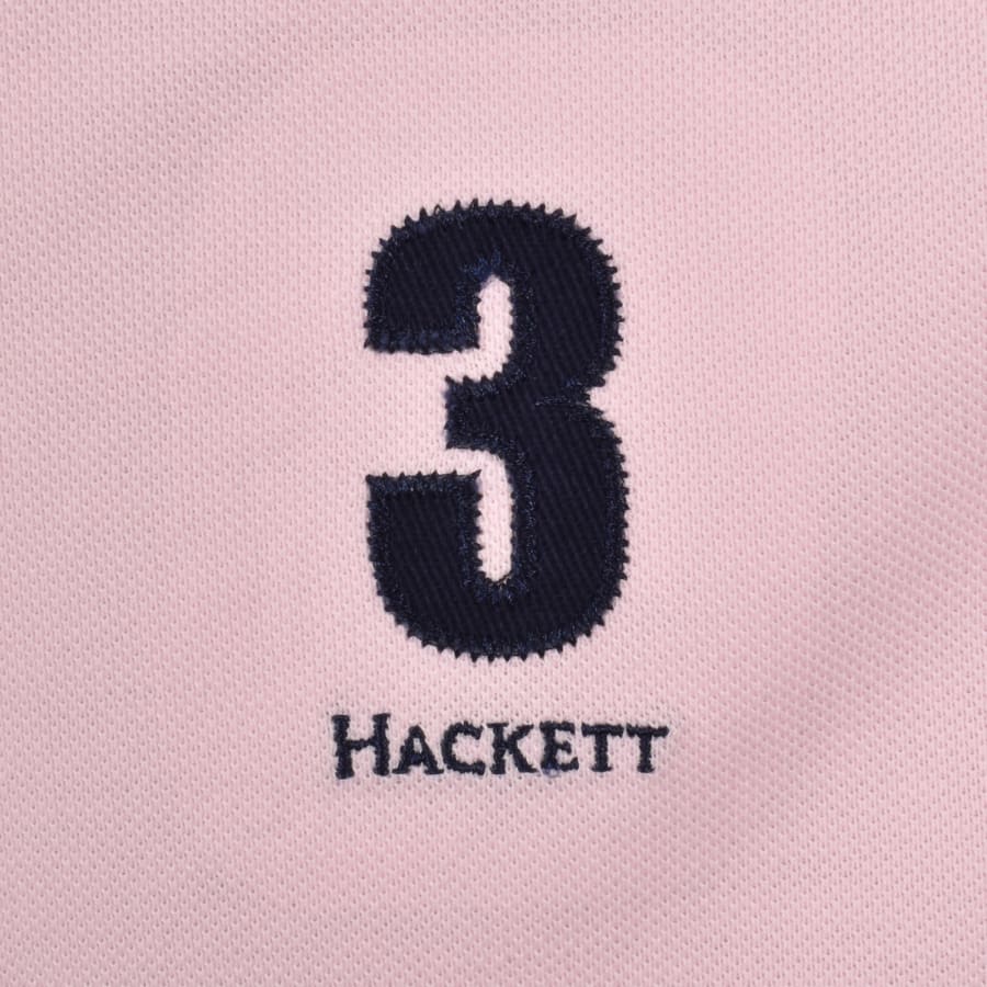 Image number 3 for Hackett Heritage Polo T Shirt Pink