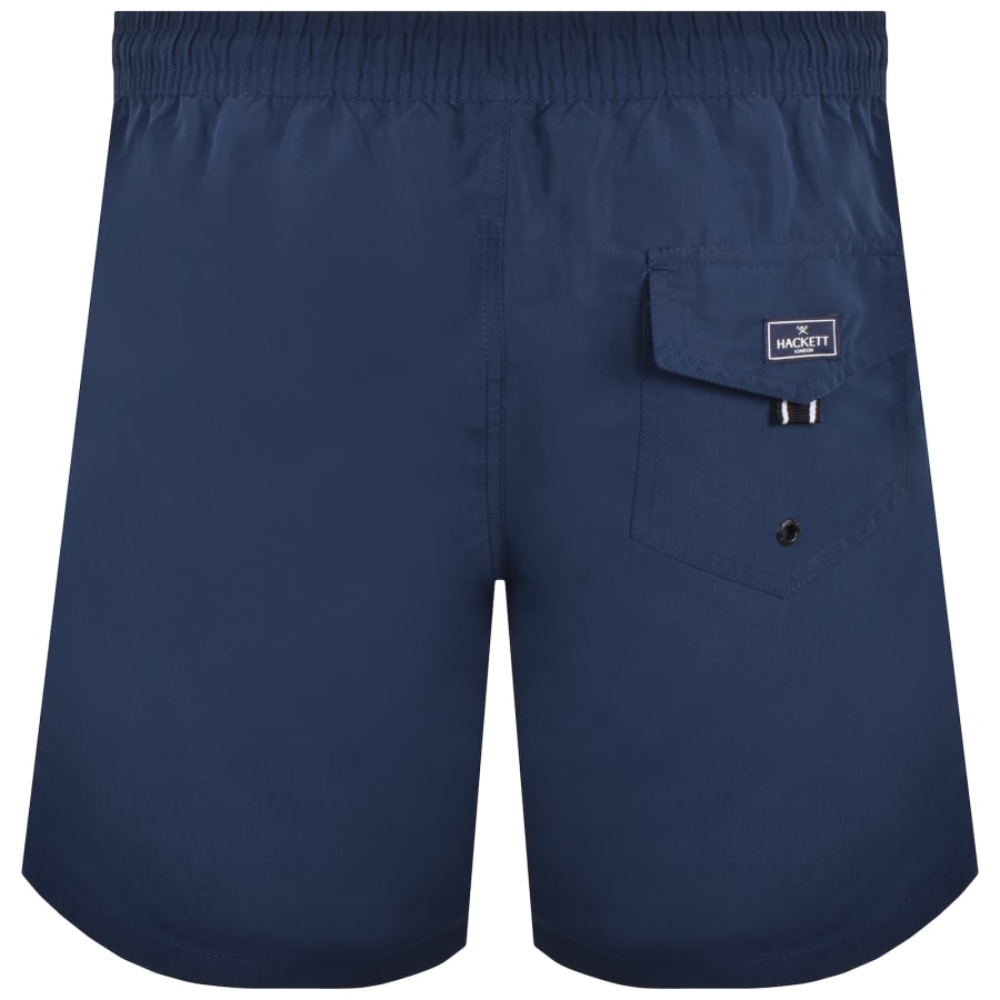 Image number 2 for Hackett Stripes Swim Shorts Blue