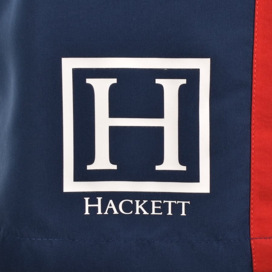 Image number 3 for Hackett Stripes Swim Shorts Blue