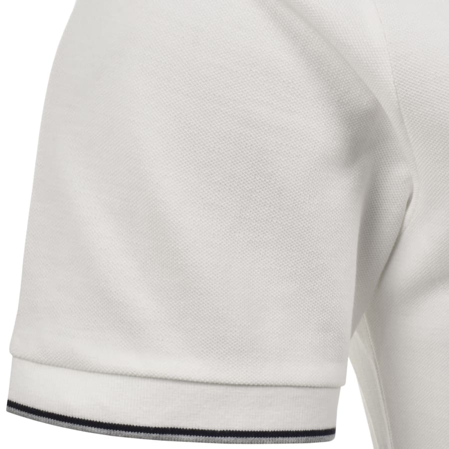 Image number 5 for Hackett Heritage Tipped Polo T Shirt White