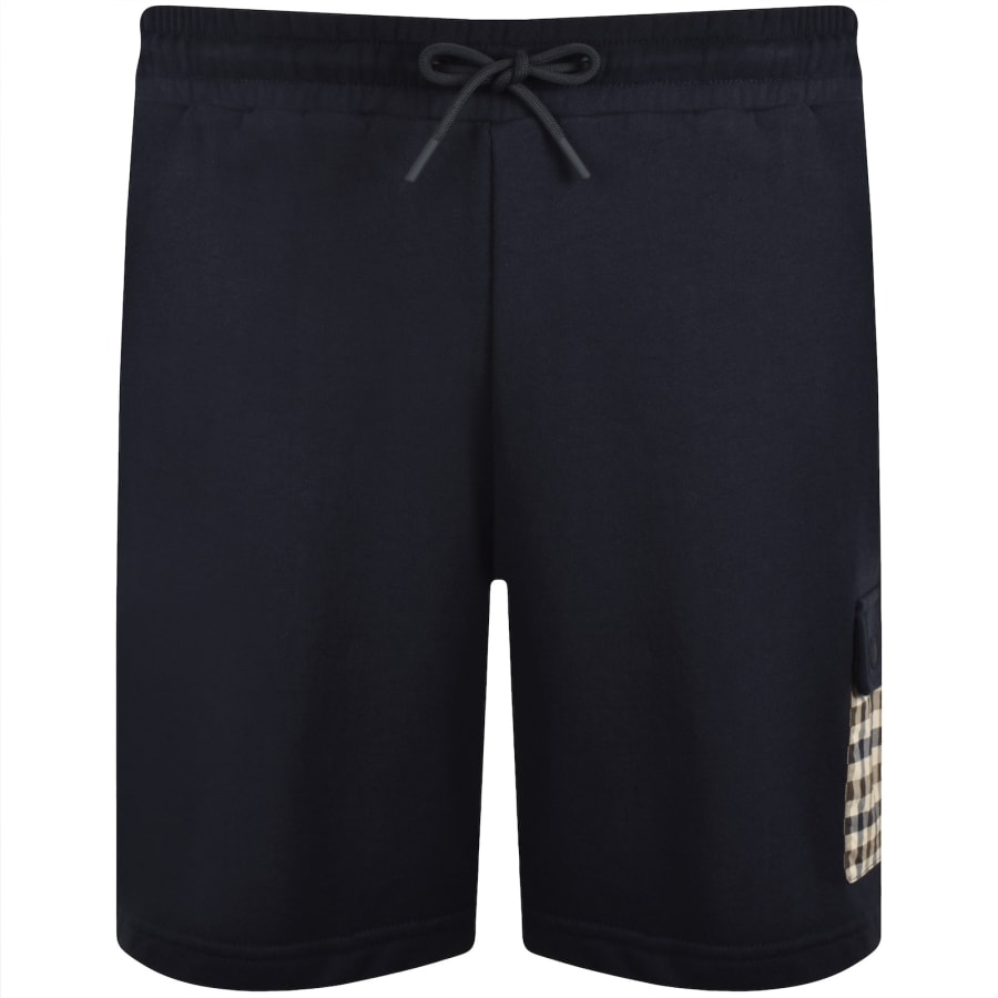 Image number 2 for Aquascutum Lamina Pocket Shorts Navy