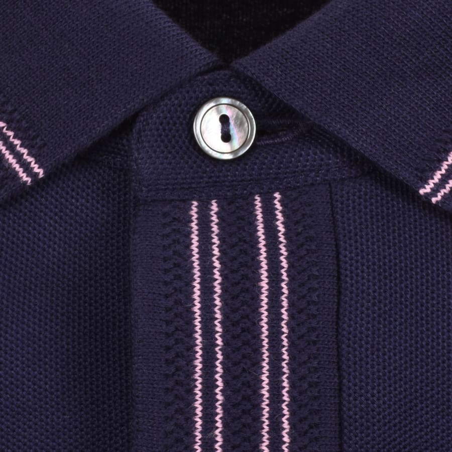 Image number 4 for Psycho Bunny Dax Pique Polo T Shirt Navy