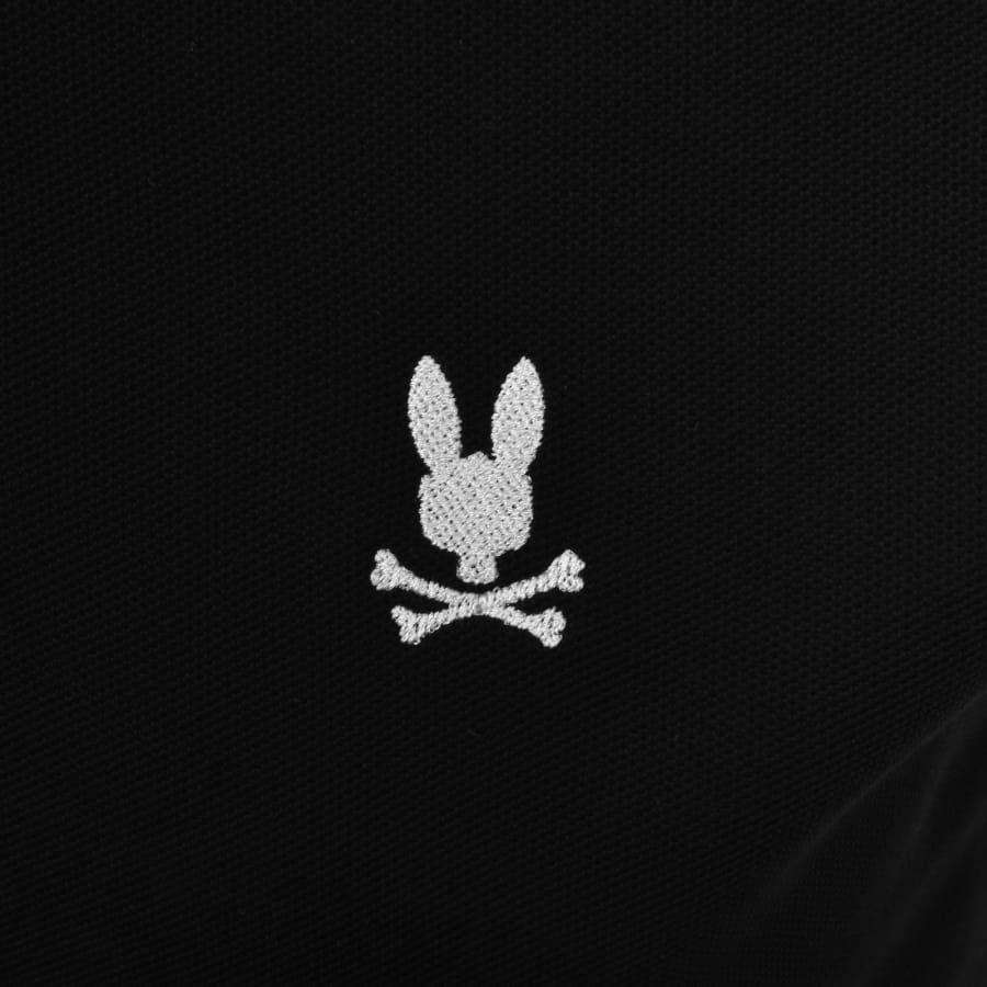 Image number 3 for Psycho Bunny Dax Pique Polo T Shirt Black