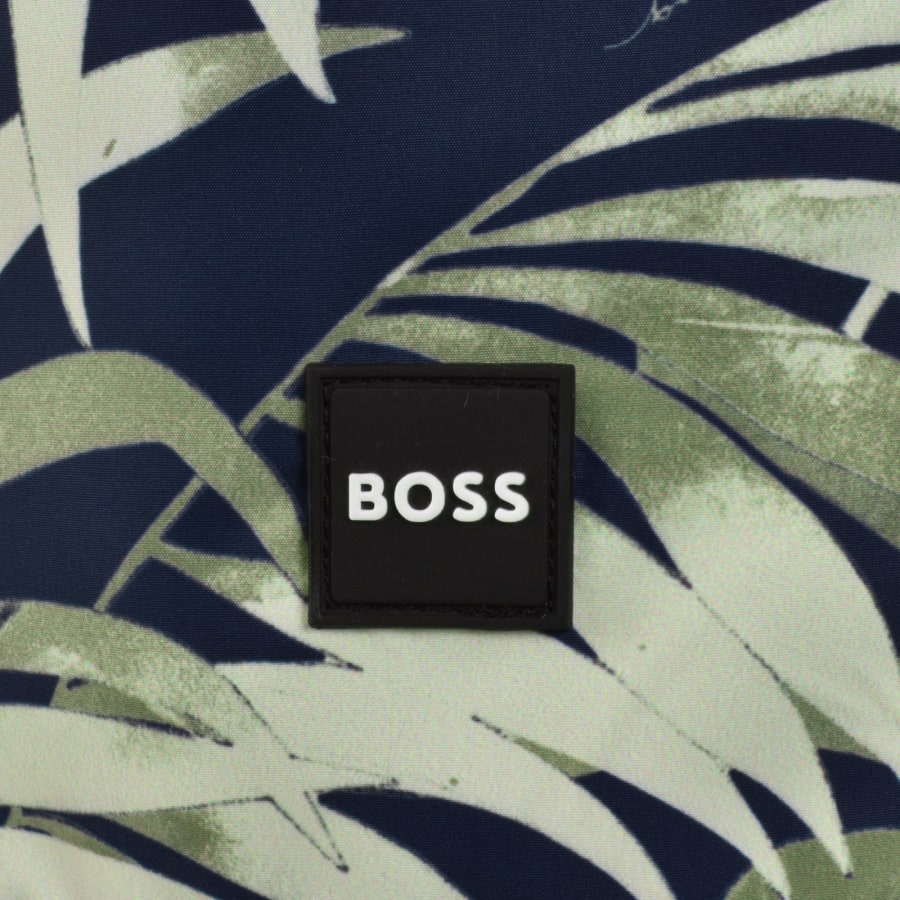 Image number 3 for BOSS Piranha Swim Shorts Navy