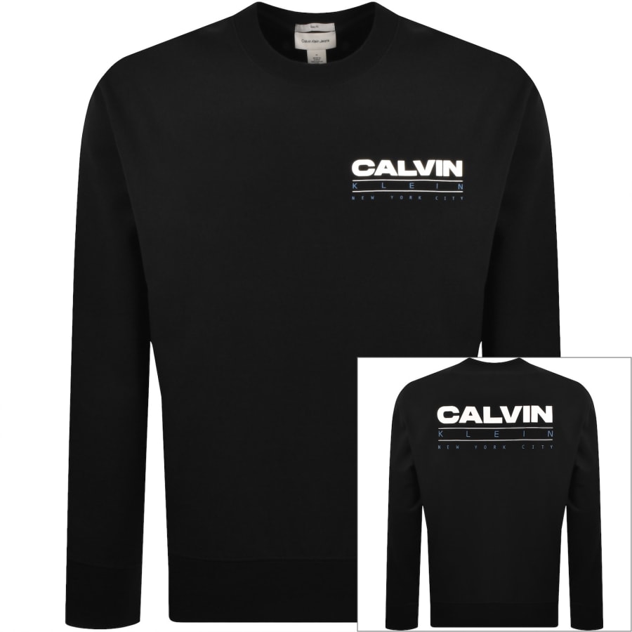 Image number 1 for Calvin Klein Jeans Sweatshirt Black