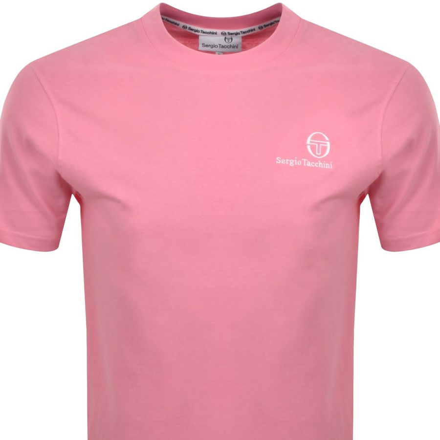 Image number 2 for Sergio Tacchini Felton T Shirt Pink