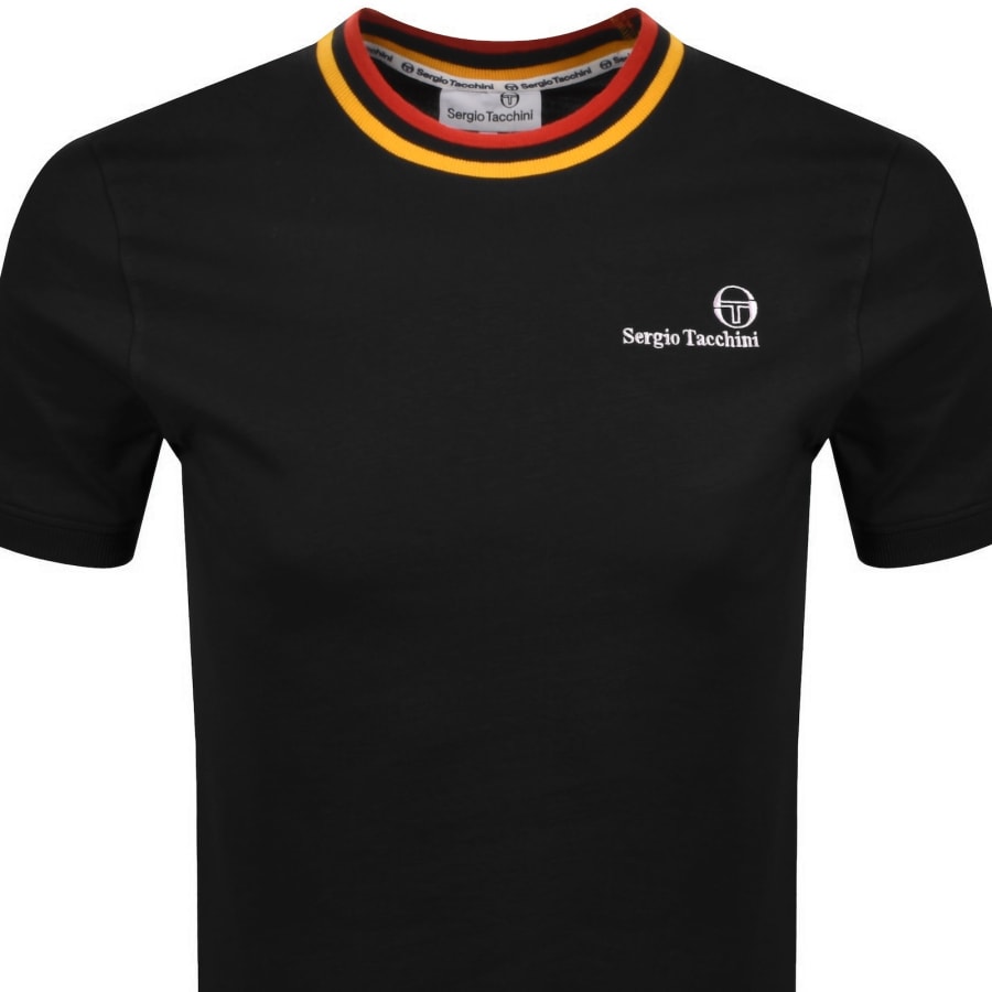 Image number 2 for Sergio Tacchini Rainer FC T Shirt Black