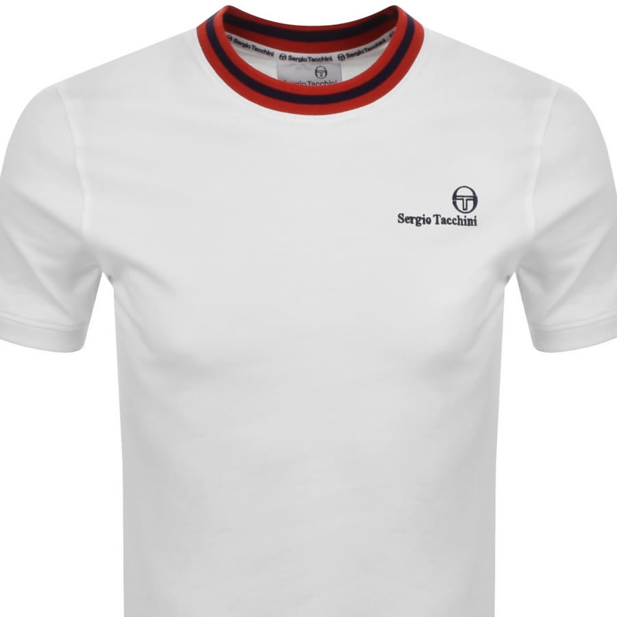 Image number 2 for Sergio Tacchini Rainer FC T Shirt White