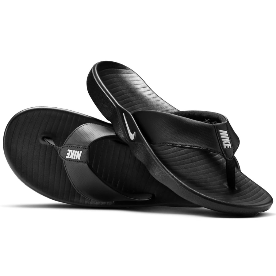 Image number 3 for Nike Marina Flip Flops Black