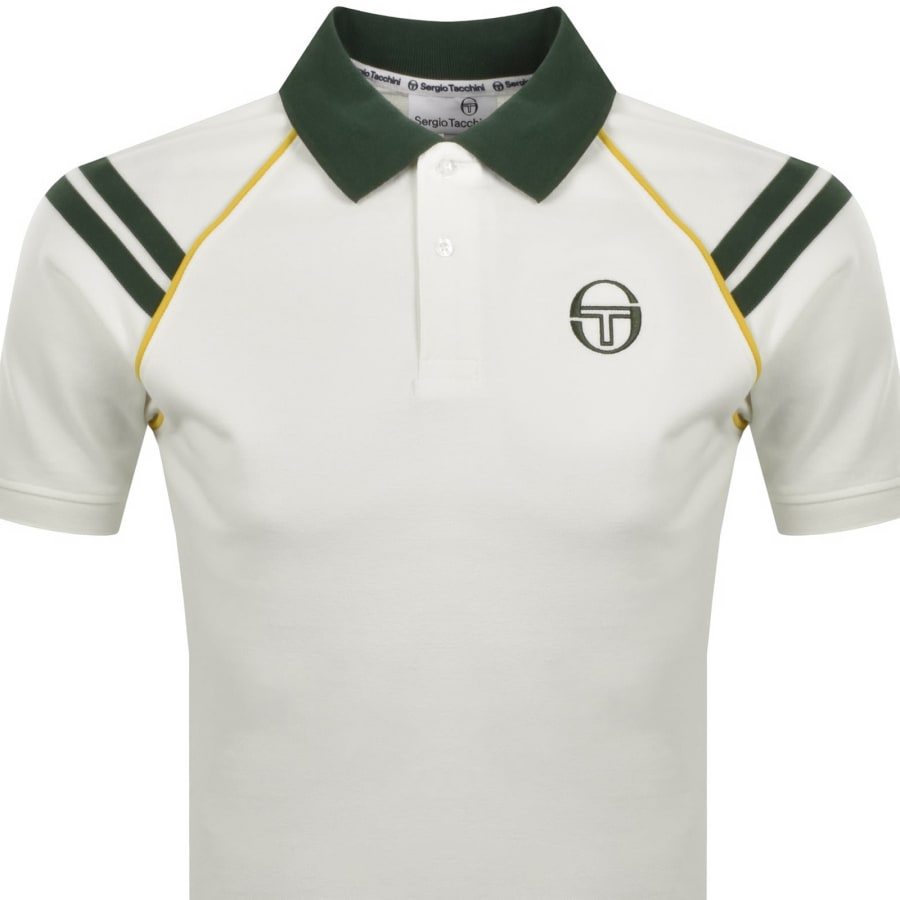 Image number 2 for Sergio Tacchini Cortona Polo T Shirt White