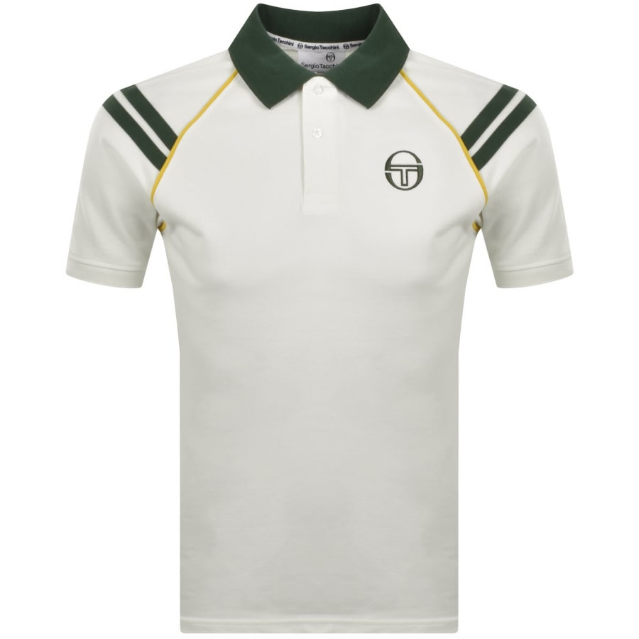 Image number 1 for Sergio Tacchini Cortona Polo T Shirt White