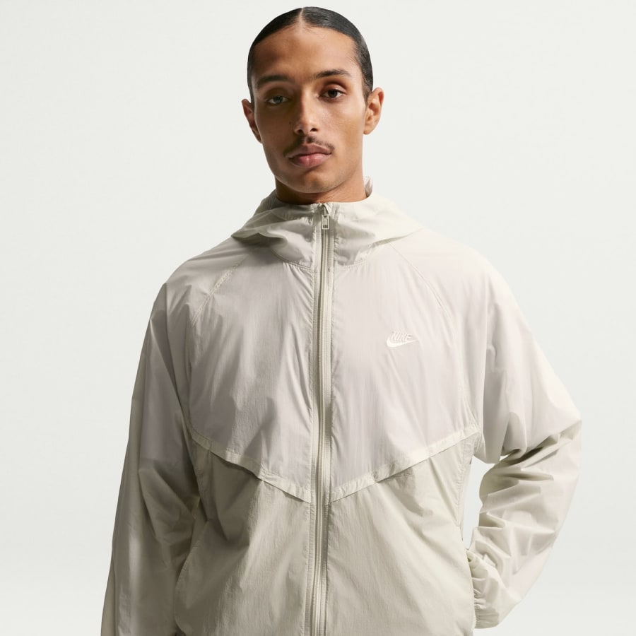 Image number 6 for Nike Tech Windrunner Unlined Jacket Beige