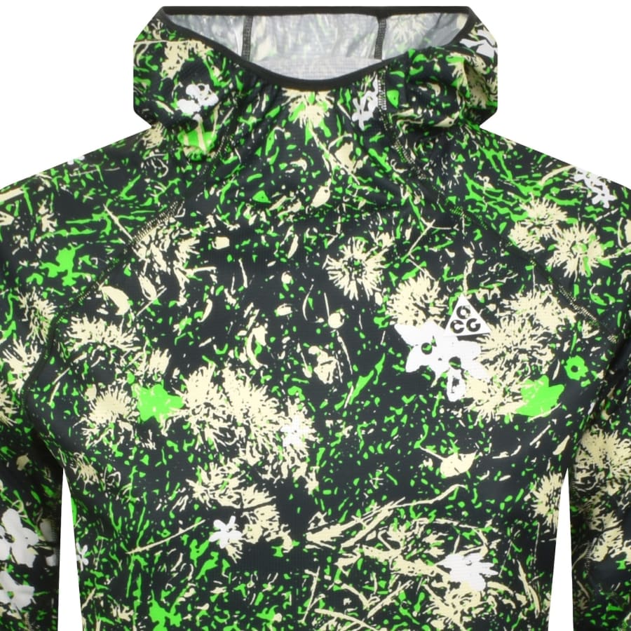 Image number 2 for Nike ACG Logo Hoodie Green
