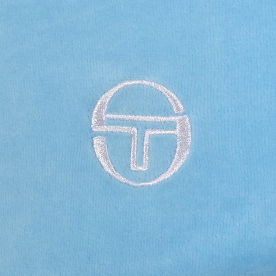 Image number 3 for Sergio Tacchini Cardona Velour Polo Blue
