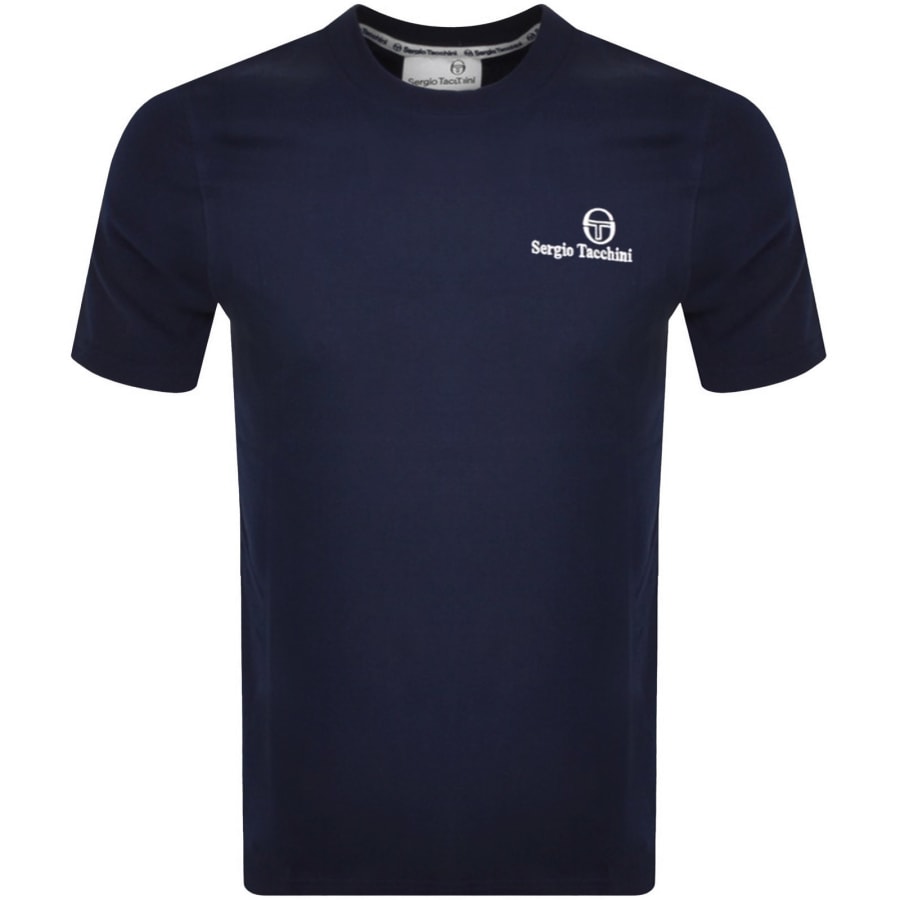 Image number 1 for Sergio Tacchini Felton T Shirt Navy