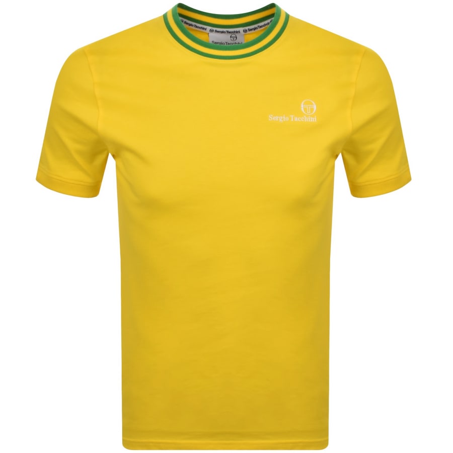 Image number 1 for Sergio Tacchini Rainer FC T Shirt Yellow