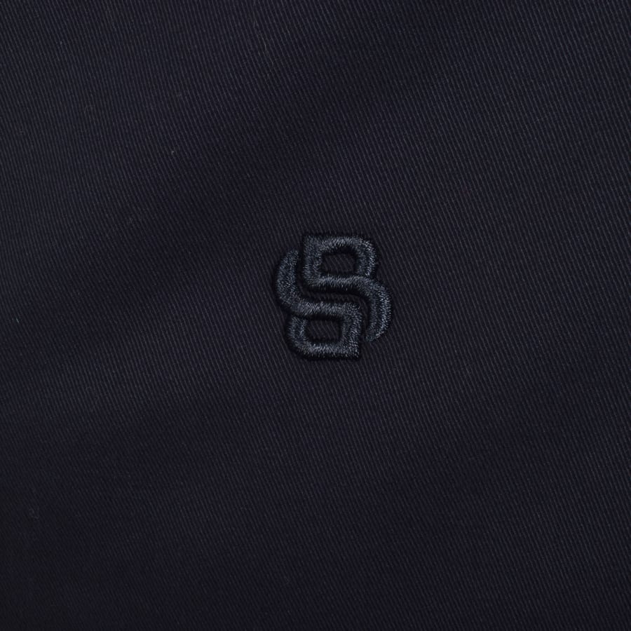 Image number 3 for BOSS Hooded Jacket Navy