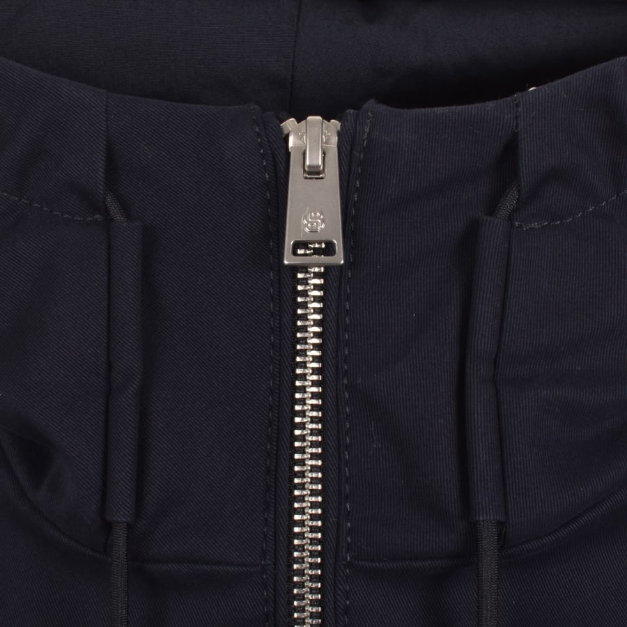 Image number 4 for BOSS Hooded Jacket Navy