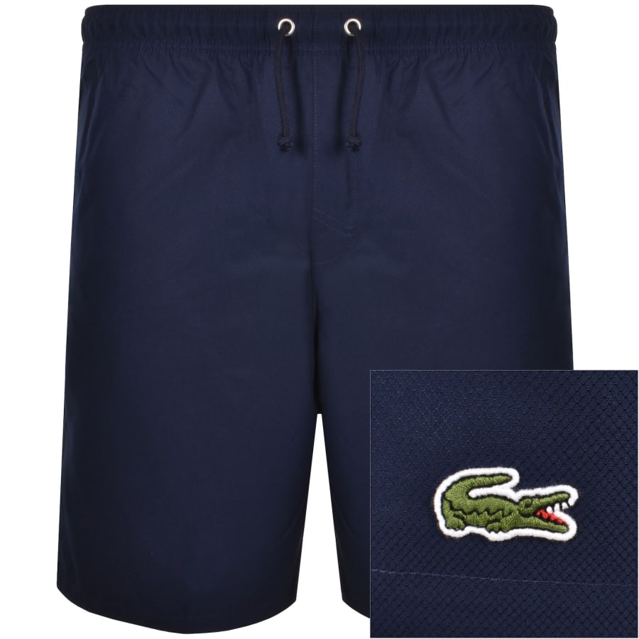 Image number 1 for Lacoste Sport Relaxed Fit Shorts Navy