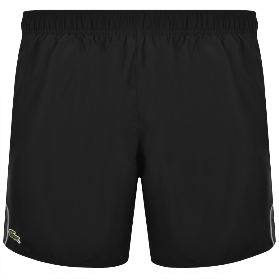 Image number 2 for Lacoste Colour Block Swim Shorts Black