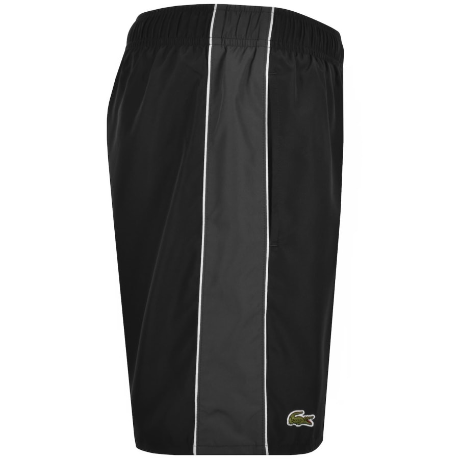 Image number 5 for Lacoste Colour Block Swim Shorts Black