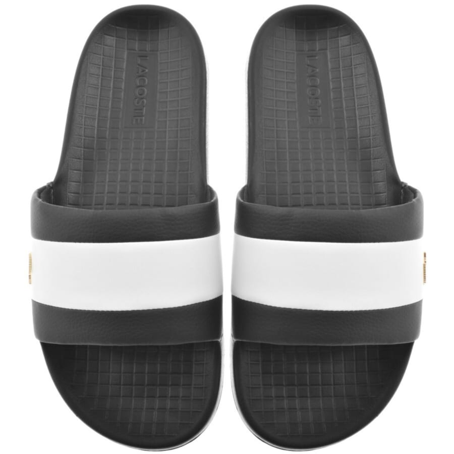 Image number 1 for Lacoste Serve Sliders Black