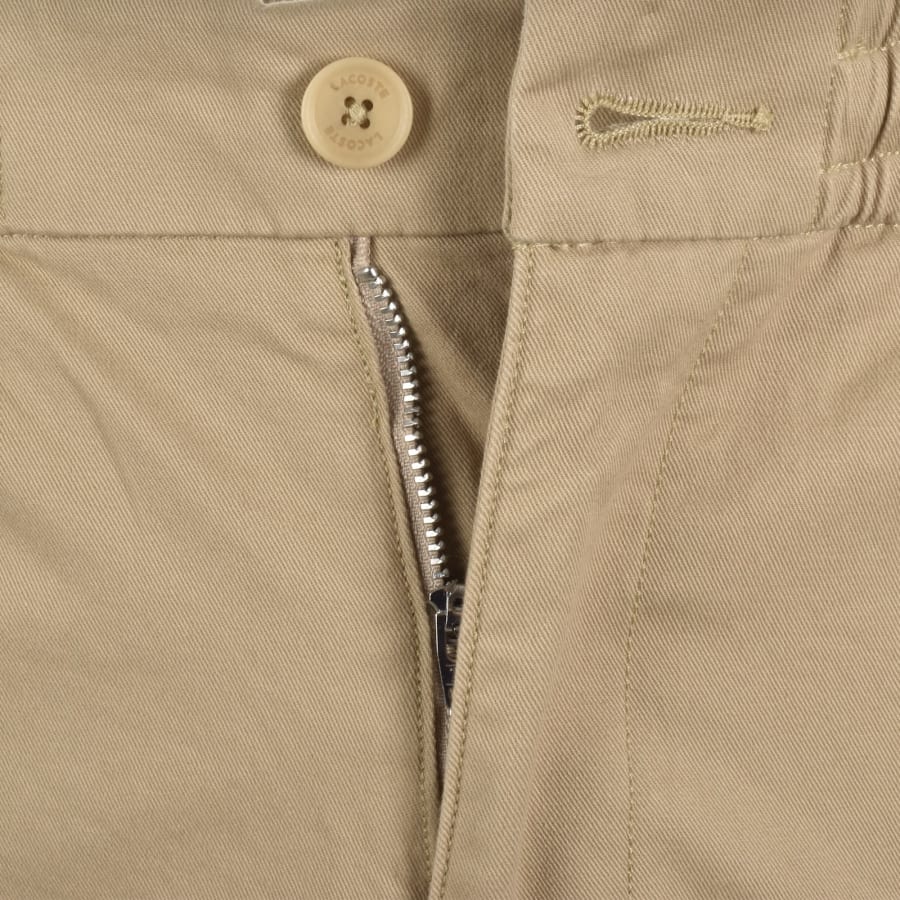 Image number 4 for Lacoste Stretch Cotton Shorts Beige