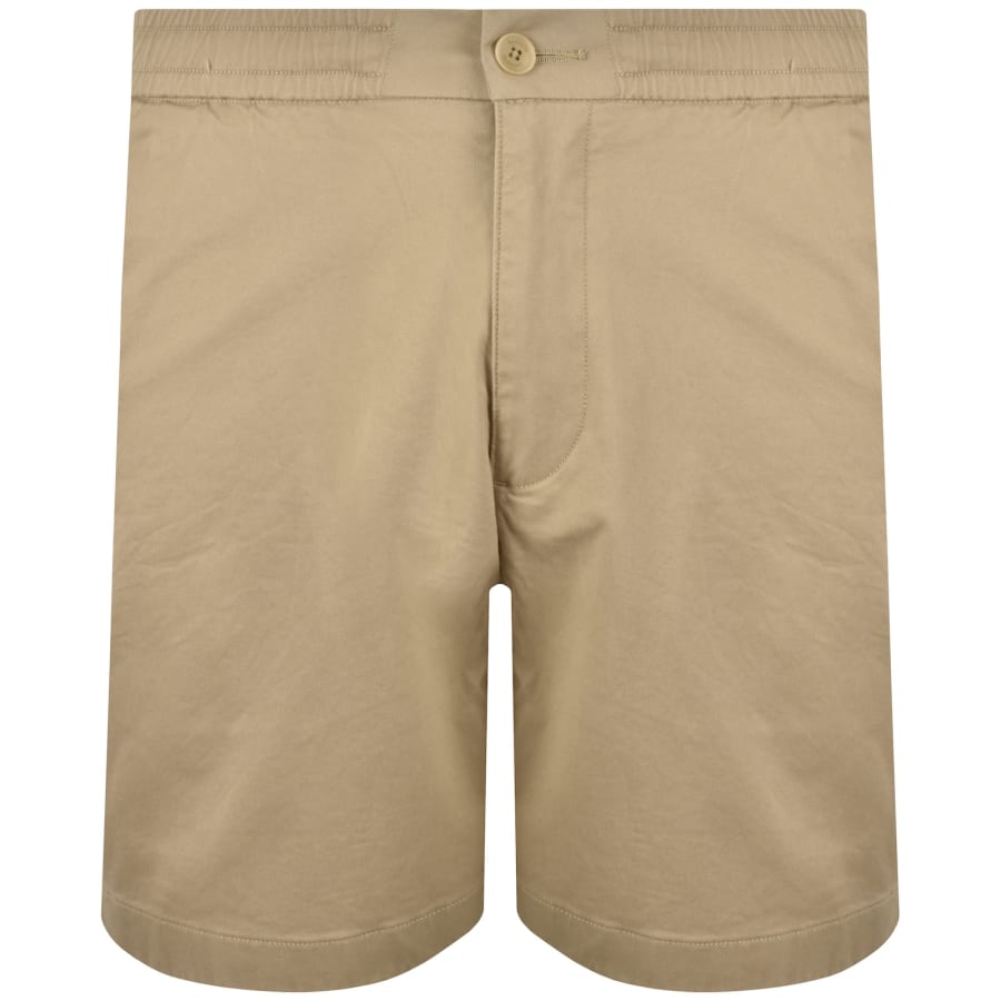 Image number 1 for Lacoste Stretch Cotton Shorts Beige