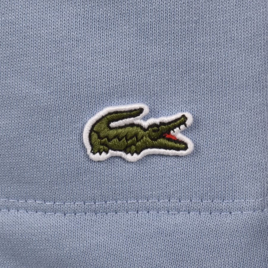 Image number 3 for Lacoste Jersey Fleece Shorts Light Blue