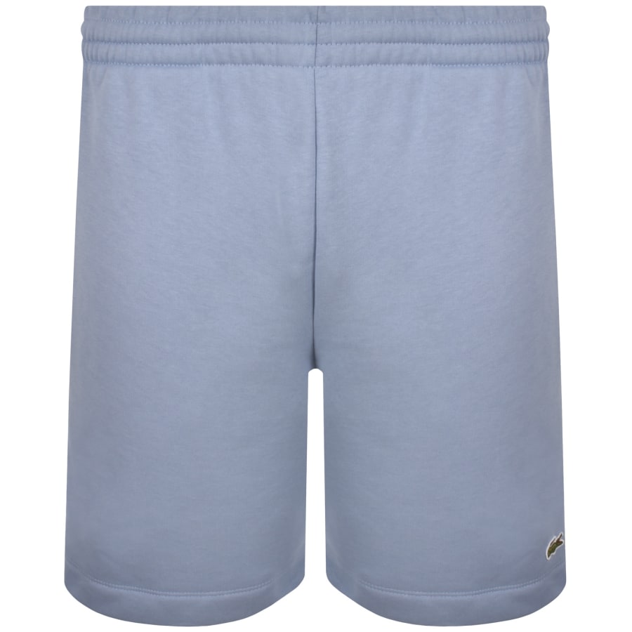 Image number 1 for Lacoste Jersey Fleece Shorts Light Blue