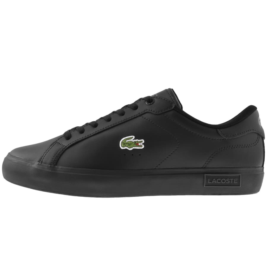 Image number 1 for Lacoste Powercourt 125 2 Trainers Black